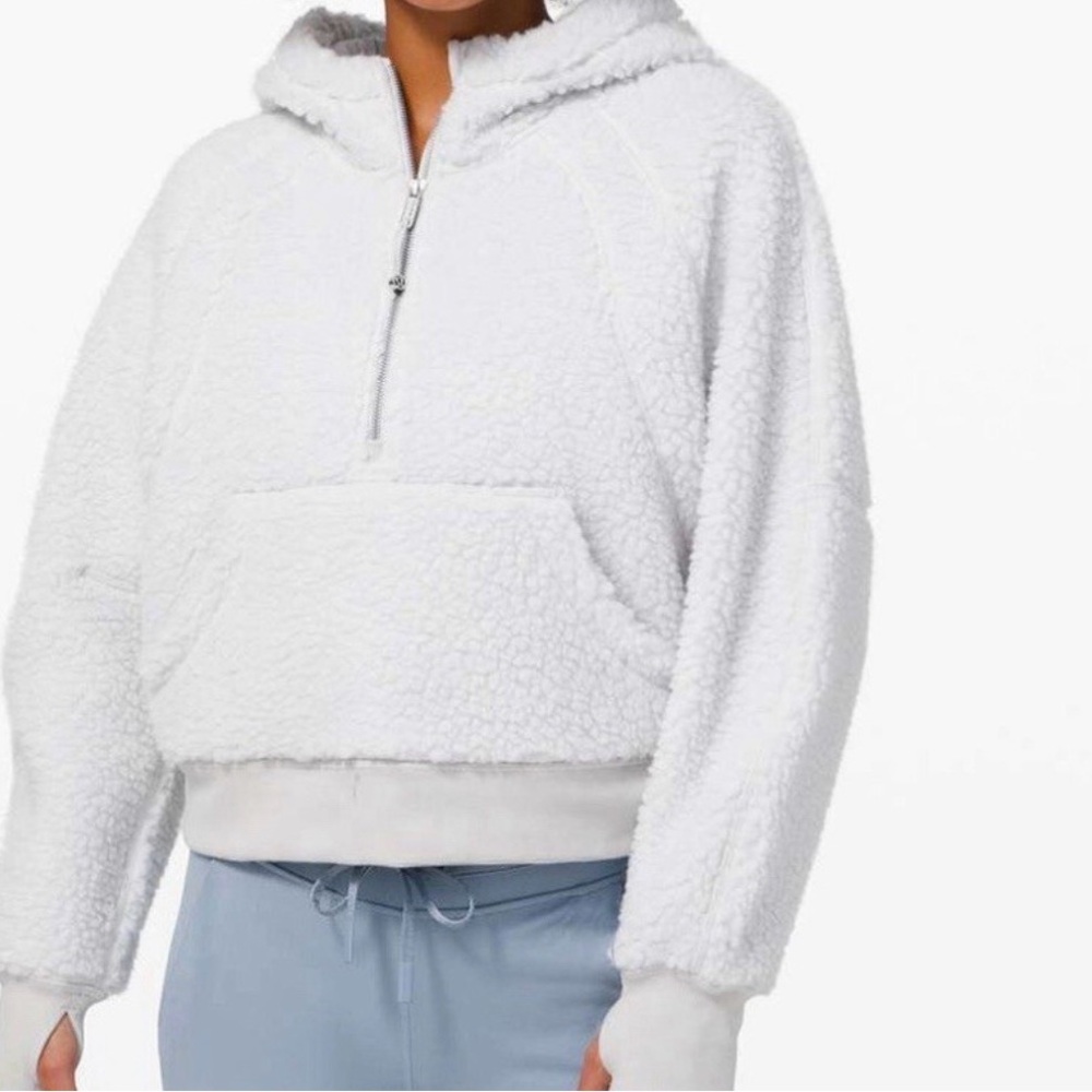 lululemon athletica White Teddy Jacket